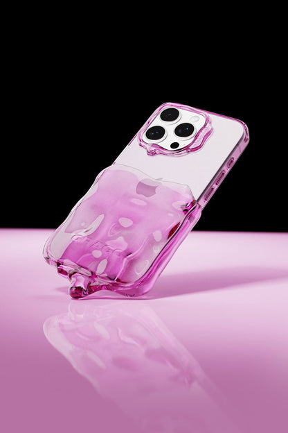 GRAGG (SHAPE CASE) - double layers case - clear pink 8