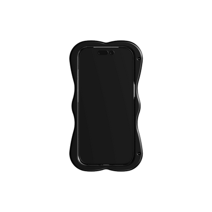 GRAGG (SHAPE CASE) - layered ribbon case - black 5