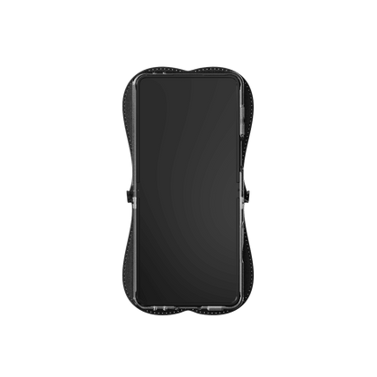 GRAGG (SHAPE CASE) - layered ribbon case - black 5