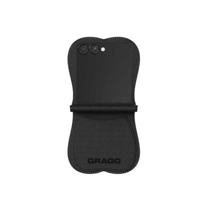 GRAGG (SHAPE CASE) - layered ribbon case - black 13