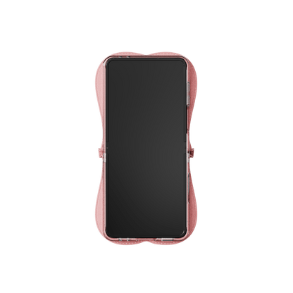 GRAGG (SHAPE CASE) - layered ribbon case - light pink 12