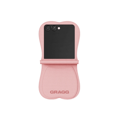 GRAGG (SHAPE CASE) - layered ribbon case - light pink 2