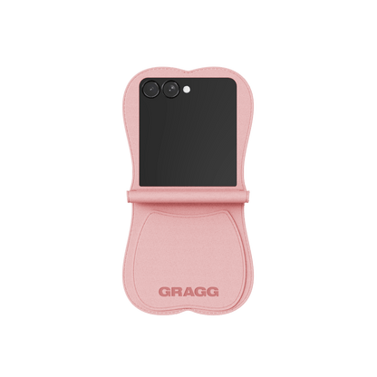 GRAGG (SHAPE CASE) - layered ribbon case - light pink 6