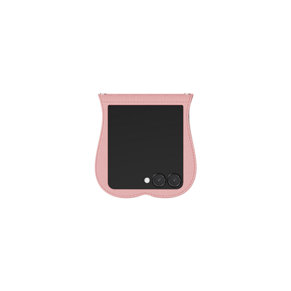 GRAGG (SHAPE CASE) - layered ribbon case - light pink 3