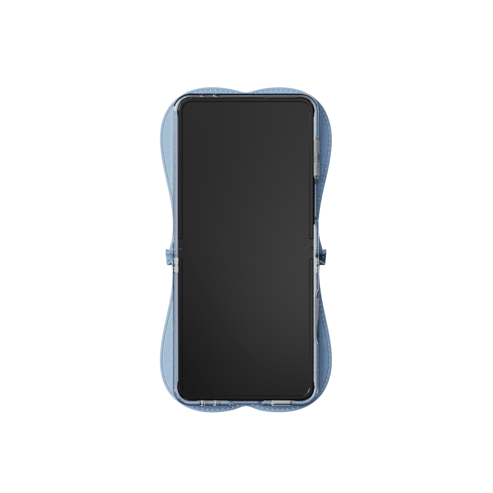 GRAGG (SHAPE CASE) - layered ribbon case - sky blue 16