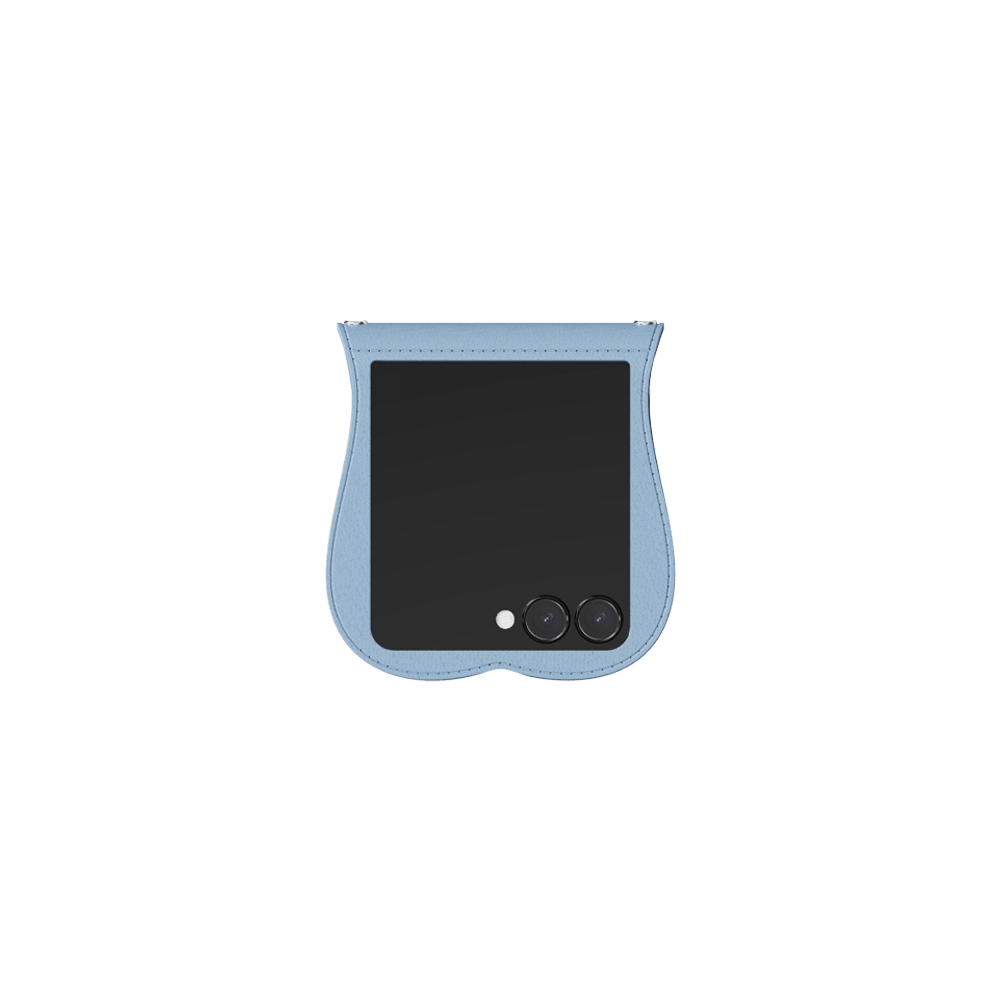 GRAGG (SHAPE CASE) - layered ribbon case - sky blue 3