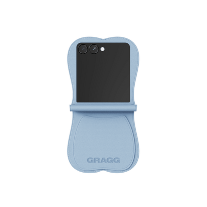 GRAGG (SHAPE CASE) - layered ribbon case - sky blue 17