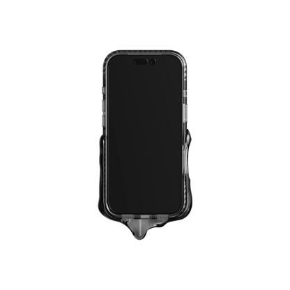 GRAGG (SHAPE CASE) - magsafe double layers case - clear black 5
