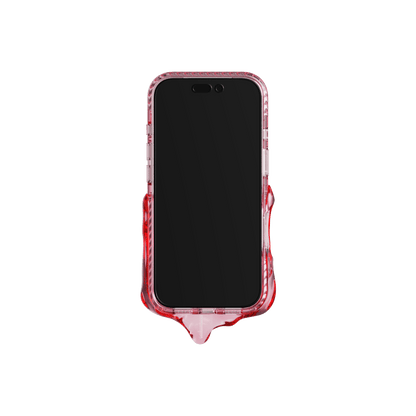 GRAGG (SHAPE CASE) - magsafe double layers case - clear pink 5