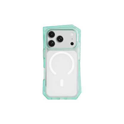 GRAGG (SHAPE CASE) - magsafe landing corner case - clear mint 2