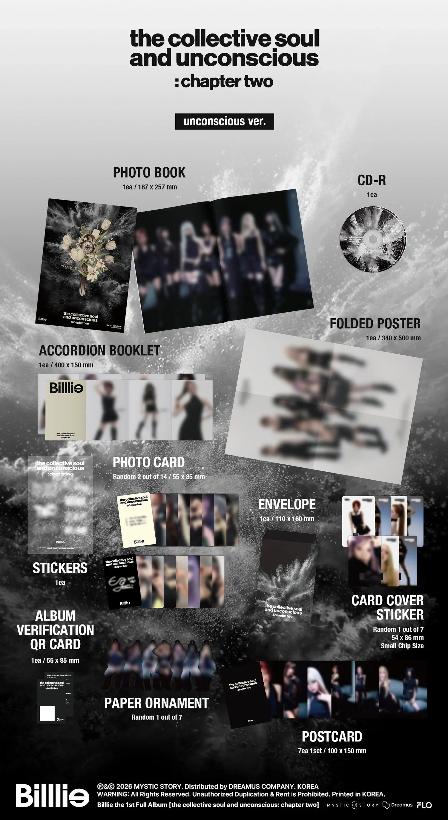 [HARAM] BILLLIE (빌리) - the collective soul and unconscious: chapter two (1st Full Album)[RANDOM] [MINI RECORD] [LuckyDraw] [Facecall]