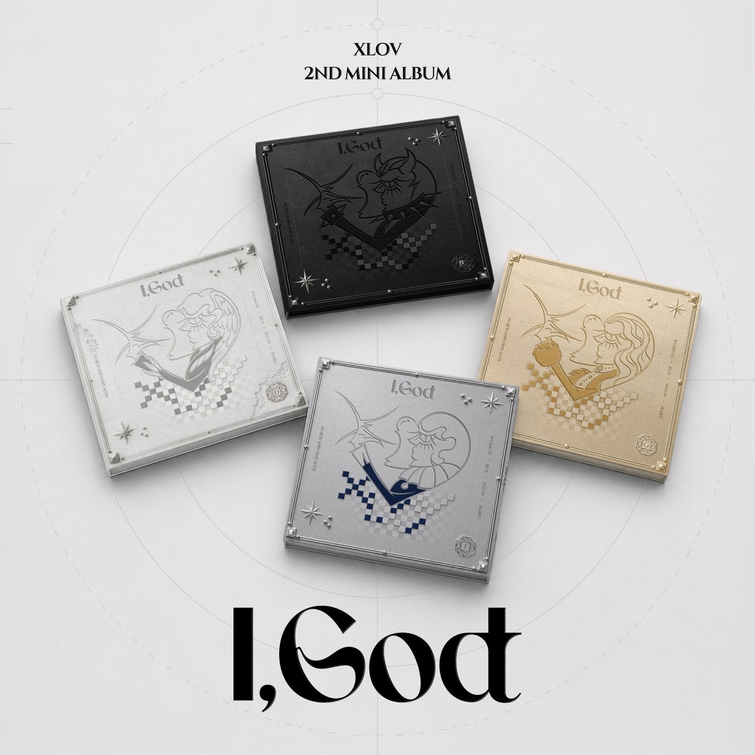[Album]XLOV (엑스러브) - I,God (2nd Mini Album) [RANDOM]. HELLOLIVE POB - product_vendor,