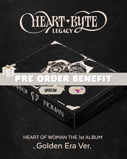 [Album]HEART OF WOMAN (하트오브우먼) - Heart Byte : LEGACY (The 1st ALBUM) [Golden Era Ver.] - product_vendor,