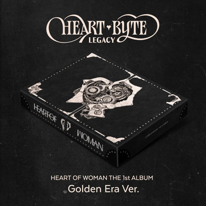 [Album]HEART OF WOMAN (하트오브우먼) - Heart Byte : LEGACY (The 1st ALBUM) [Golden Era Ver.] - product_vendor,