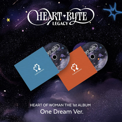 [Album]HEART OF WOMAN (하트오브우먼) - Heart Byte : LEGACY (The 1st ALBUM) [One Dream Ver.] [RANDOM] - product_vendor,