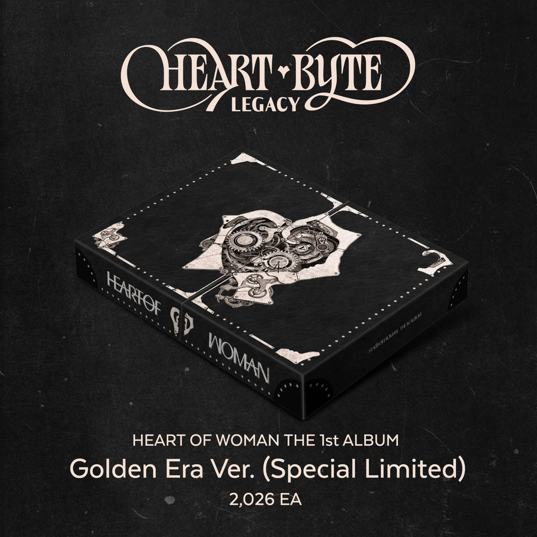 [Album]HEART OF WOMAN (하트오브우먼) - Heart Byte : LEGACY (The 1st ALBUM, Special Limited) [Golden Era Ver.] - product_vendor,