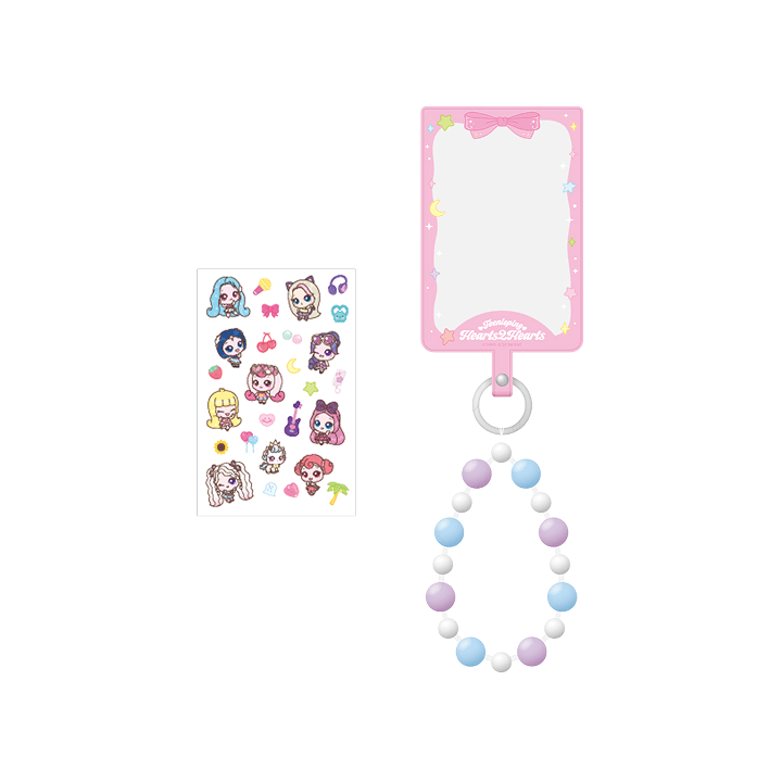 HEARTS2HEARTS - photo card phone strap 1