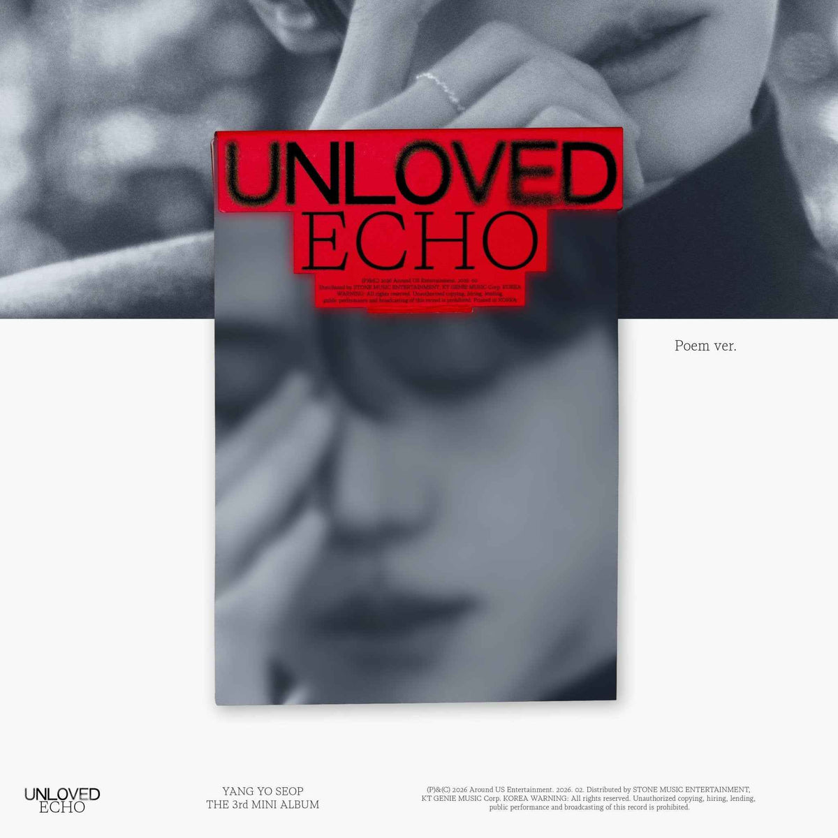 HIGHLIGHT (하이라이트) - YANG YOSUB(양요섭) UNLOVED ECHO (1st Mini Album) [POEM Ver. / CINEMA Ver. / 2 versions set RANDOM]