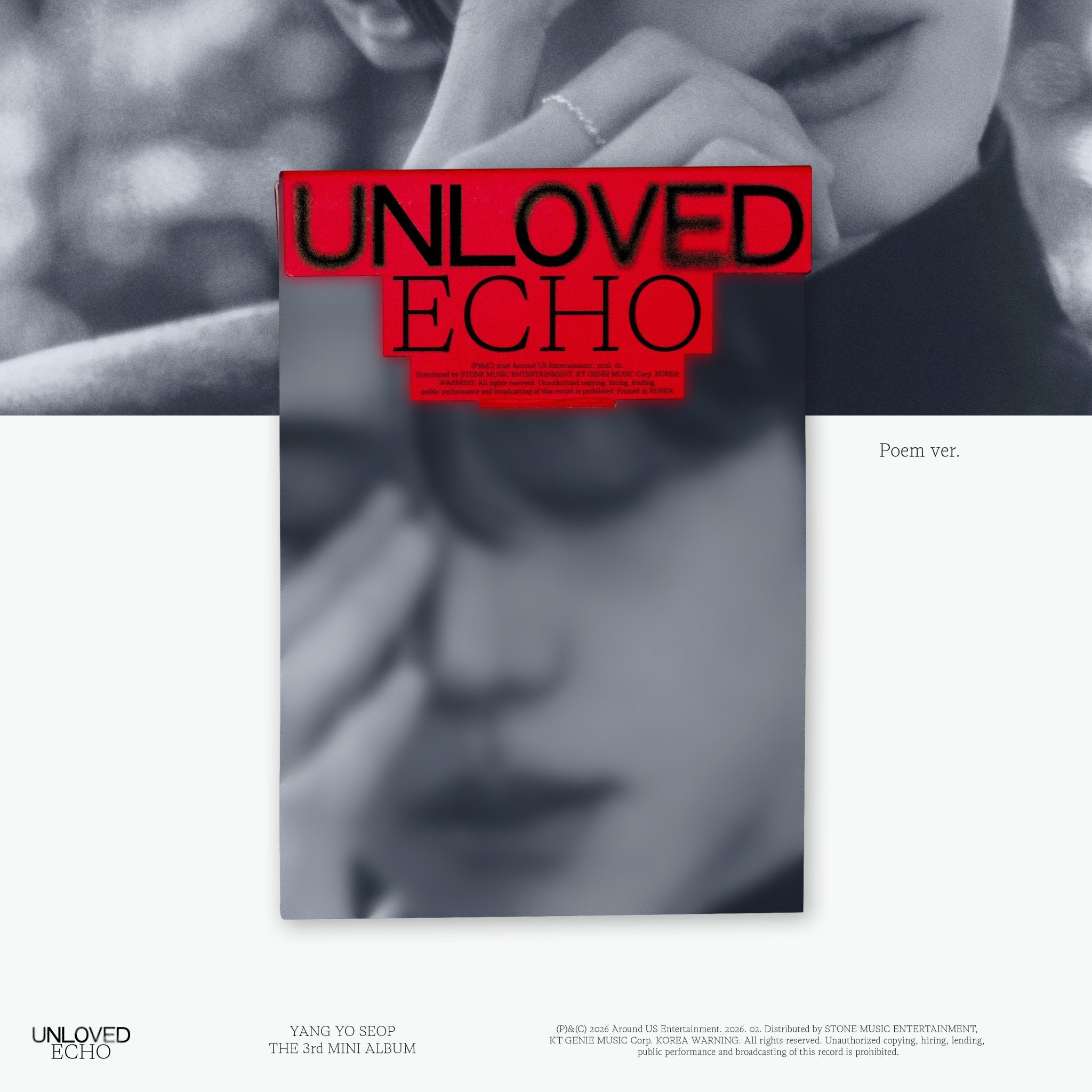 []HIGHLIGHT (하이라이트) - YANG YOSUB(양요섭) UNLOVED ECHO (1st Mini Album) [POEM Ver. / CINEMA Ver. / 2 versions set RANDOM] - product_vendor,