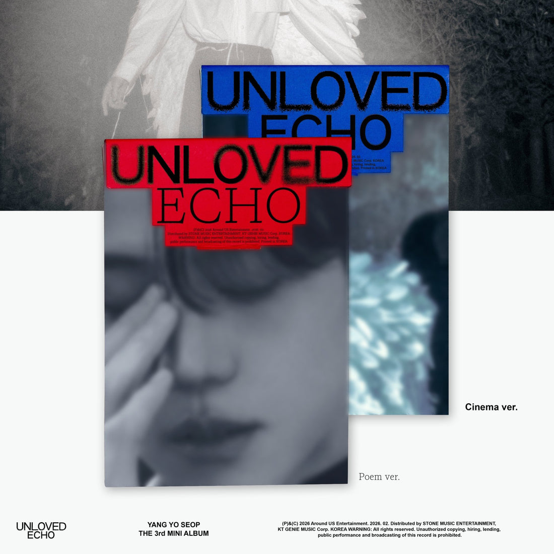 []HIGHLIGHT (하이라이트) - YANG YOSUB(양요섭) UNLOVED ECHO (1st Mini Album) [POEM Ver. / CINEMA Ver. / 2 versions set] - product_vendor,