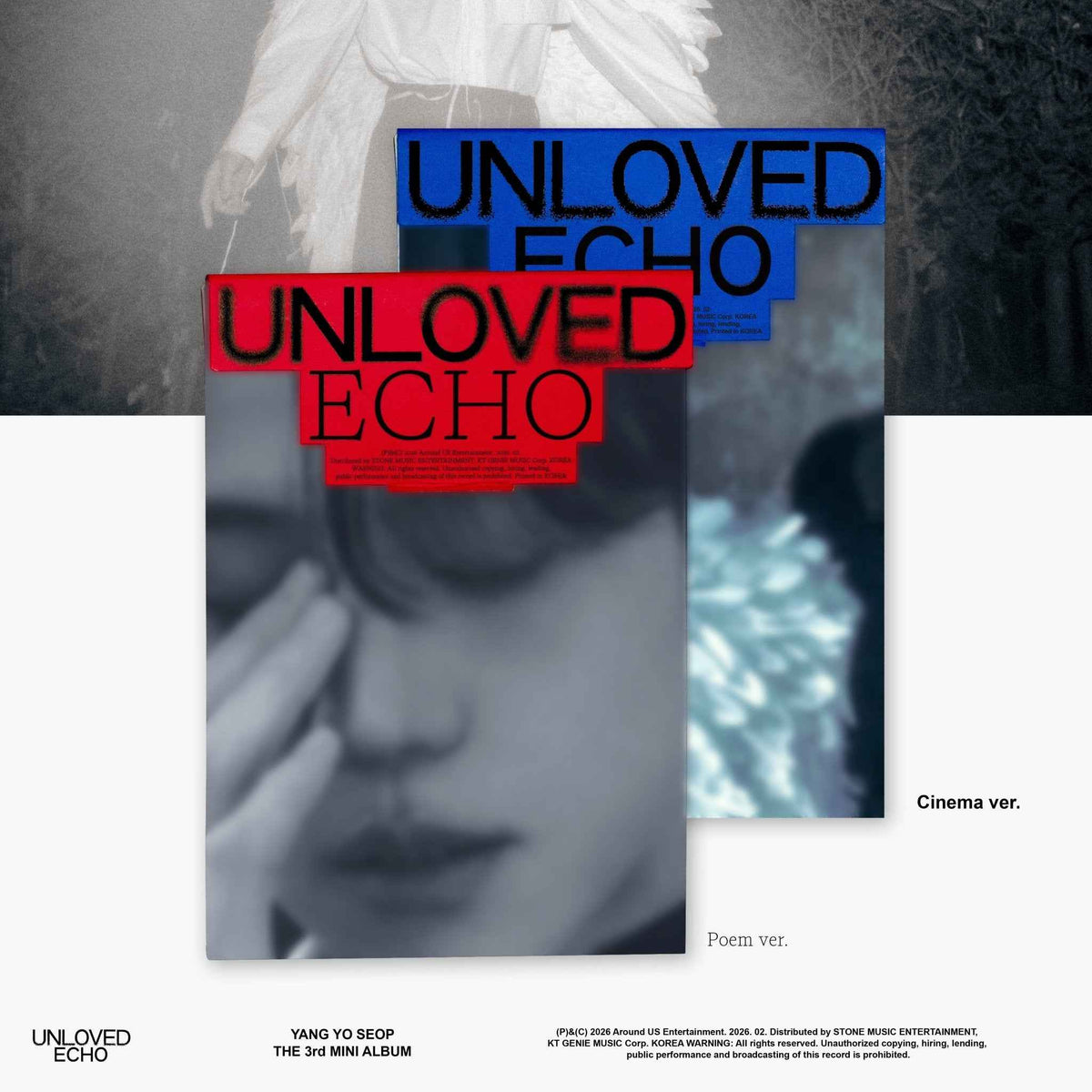 HIGHLIGHT (하이라이트) - YANG YOSUB(양요섭) UNLOVED ECHO (1st Mini Album) [POEM Ver. / CINEMA Ver. / 2 versions set]