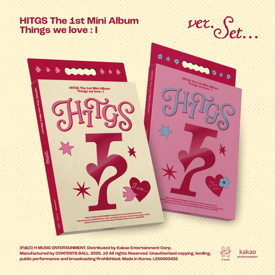 [Album]HITGS - Things we love : I (1st Mini Album) [2 versions set] - product_vendor,