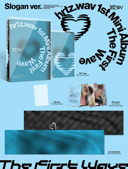 [Album]HRTZ.WAV The First Wave (1st Mini Album) (Slogan Ver. / Limited Edition) - product_vendor,