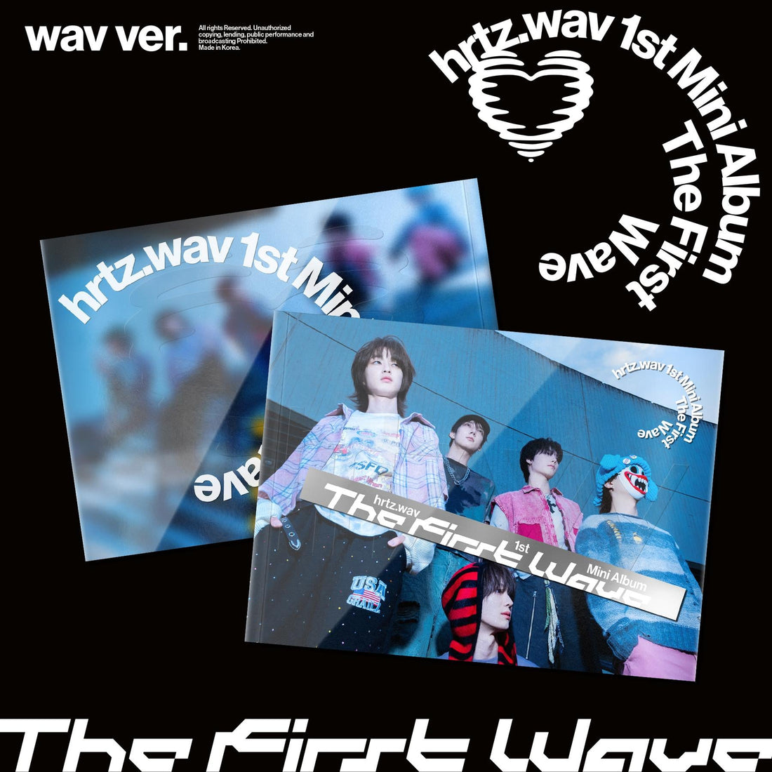[Album]hrtz.wav The First Wave (1st Mini Album) (wav Ver.) - product_vendor,