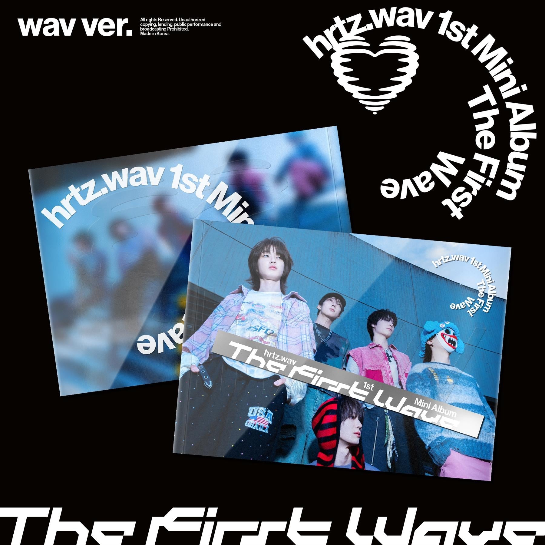 [Album]hrtz.wav The First Wave (1st Mini Album) (wav Ver.) - product_vendor,