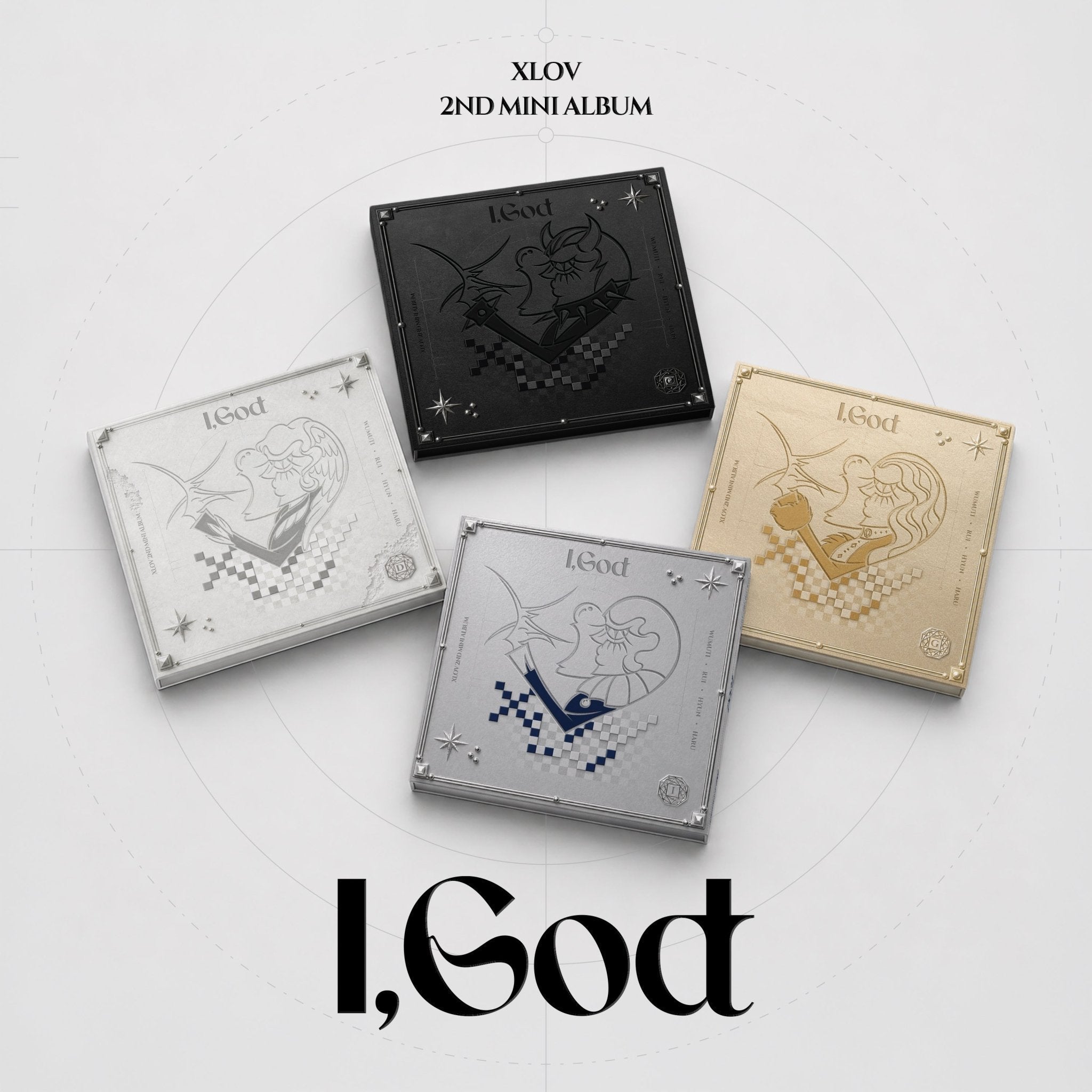 [Album]XLOV (엑스러브) - I,God (2nd Mini Album) [RANDOM]. HELLOLIVE POB - product_vendor,