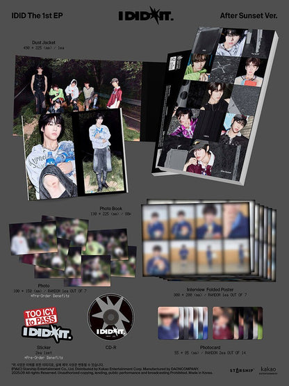[Album]IDID - I did it (The First Mini Album) [RANDOM] - product_vendor,