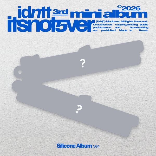 [Album]IDNTT - itsnotover [Silicone Album Ver.]-product_vendor, lowest price, EU shipping, Pre order benefit
