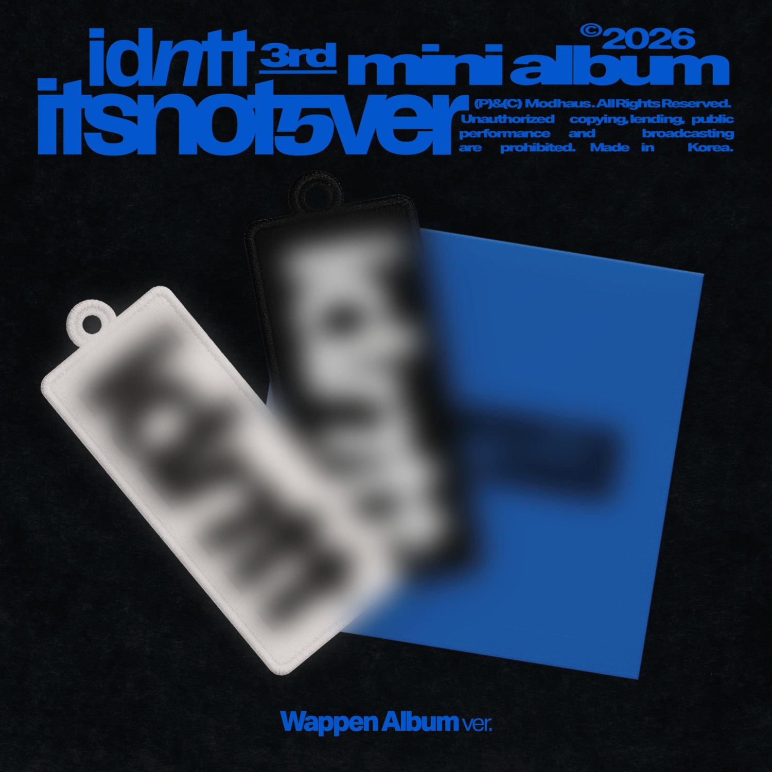 [Album]IDNTT - itsnotover (Wappen Album)-product_vendor, lowest price, EU shipping, Pre order benefit