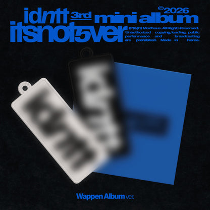 [Album]IDNTT - itsnotover (Wappen Album)-product_vendor, lowest price, EU shipping, Pre order benefit