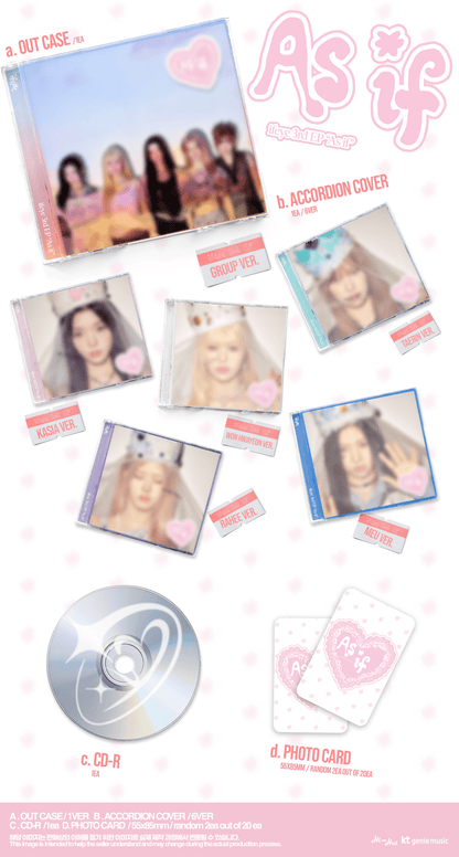 [Album]IFEYE As if (3rd EP) [Jewel Ver. / Group Ver.] - product_vendor,