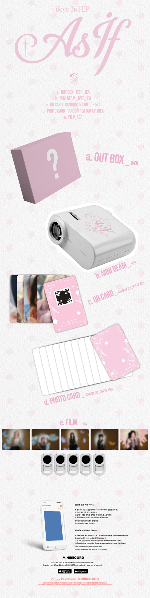 [Album]ifeye As if (3rd EP) (Minibeam Ver.) - product_vendor,