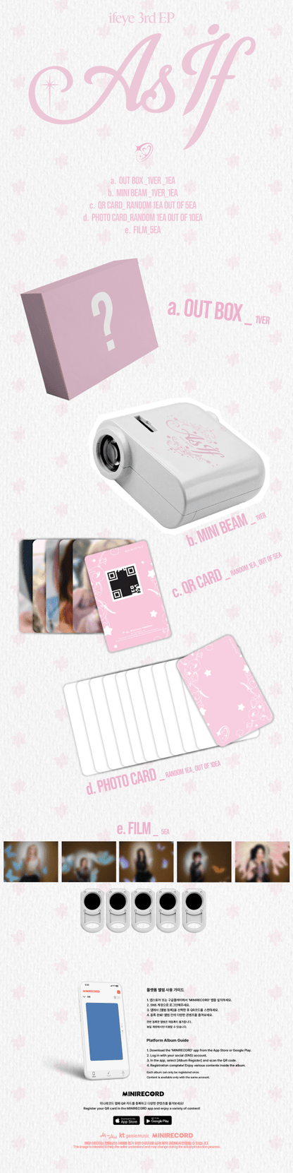 [Album]ifeye As if (3rd EP) (Minibeam Ver.) - product_vendor,