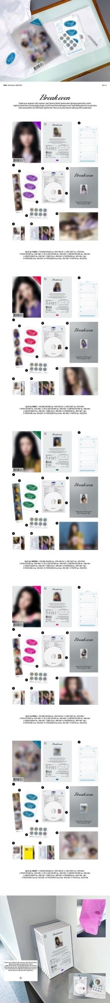 ILLIT - BREAK EVEN [GLLIT Ver.] [RANDOM] [WEVERSE]