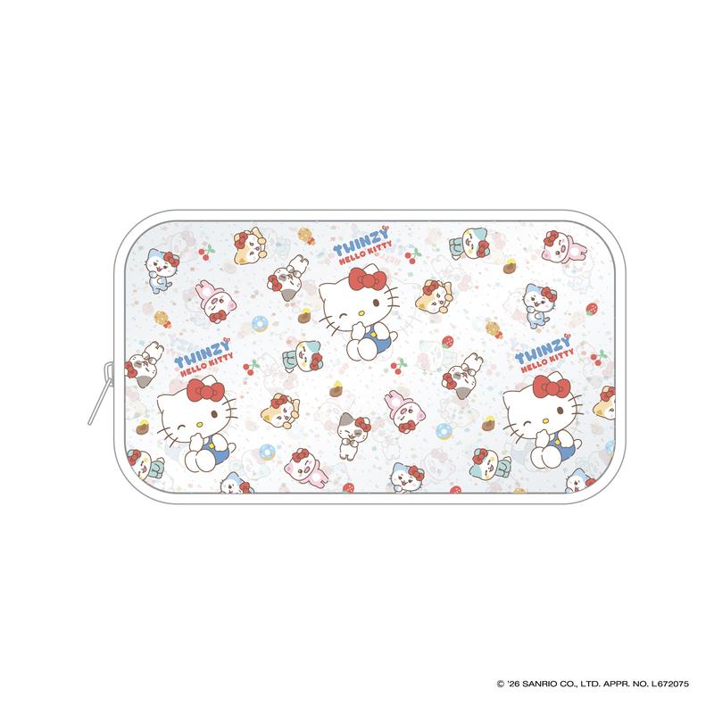ITZY - glitter pouch - twinzy×hello kitty 1
