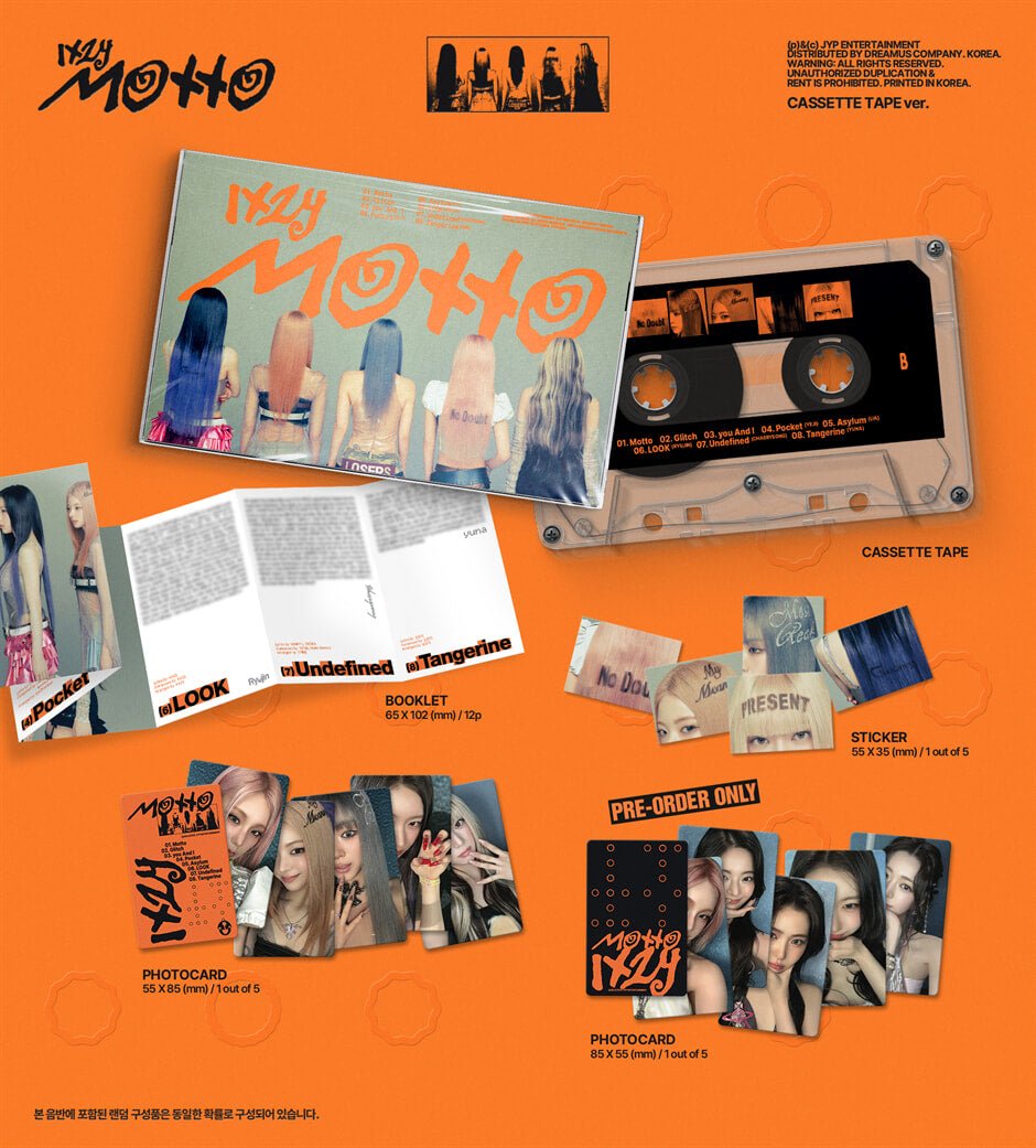 [Album]ITZY - Motto [CASSETTE TAPE Ver.] - product_vendor,