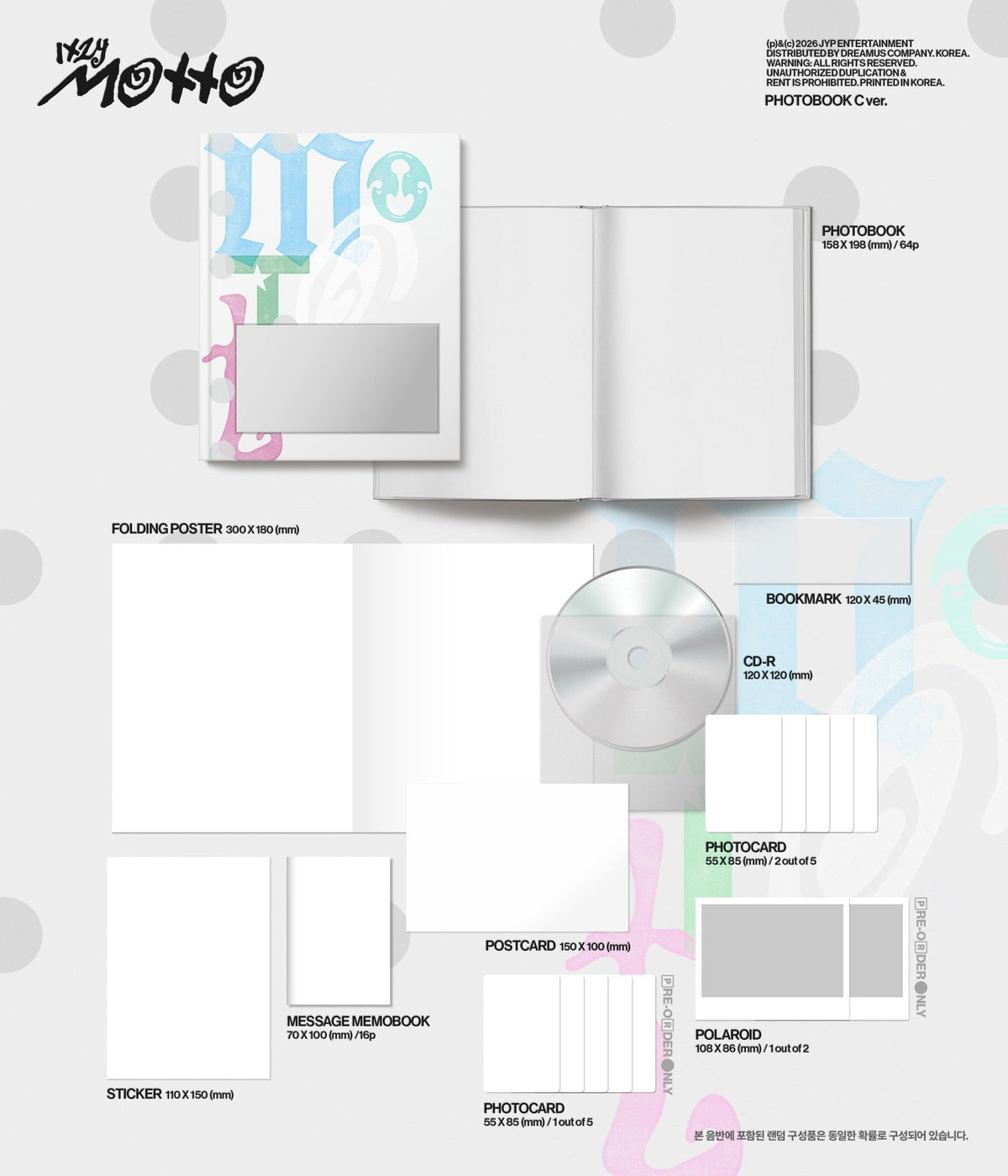 [New Sale Album]ITZY (있지) - Motto [PHOTOBOOK Ver. / 3 versions set] - product_vendor,