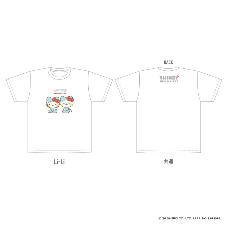 ITZY - t-shirt - twinzy×hello kitty 2