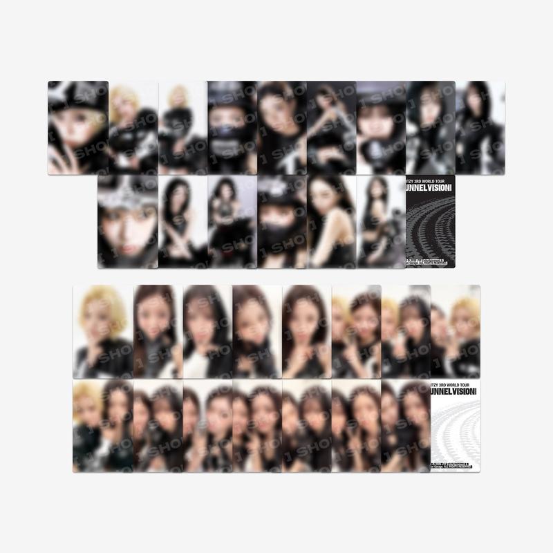 ITZY - trading card - 3rd world tour [tunnel vision] 1