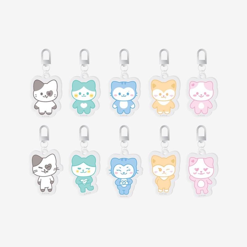 ITZY - twinzy secret acrylic keyring - 3rd world tour [tunnel vision] 1