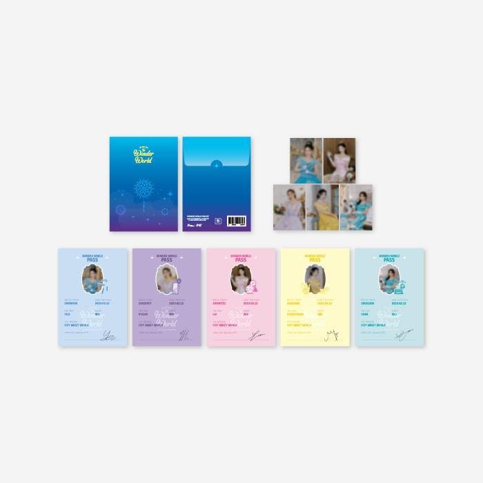 ITZY - wonder wolrd pass set - to wonder world 1
