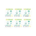 IVE - 2025 ive the 3rd fan concert ive scout - name tag + sticker set 1