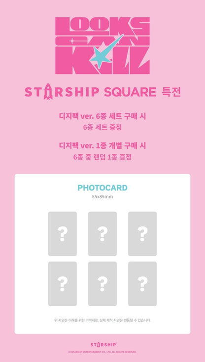 [Album]IVE - Looks Can Kill (Limited Edition) [DIGIPACK Ver.] [SET] [STARSHIP SQUARE]-