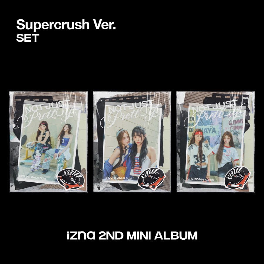 [Album]IZNA (이즈나) - Not Just Pretty Mini Album 1st [Supercrush Ver. / POSTERBOOK Ver. / 3 versions set] - product_vendor,
