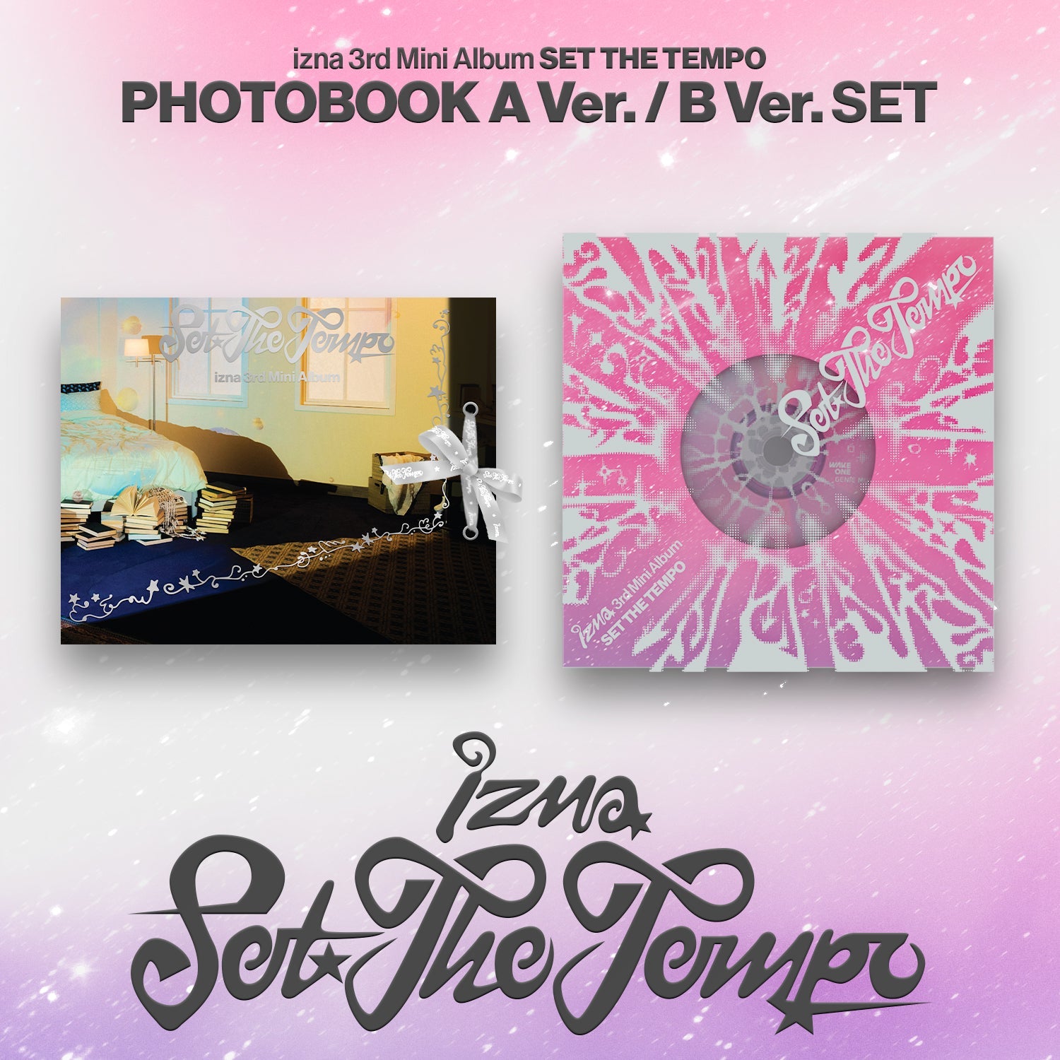 [Album]IZNA - SET THE TEMPO [PHOTOBOOK Ver.] [SET] - product_vendor,