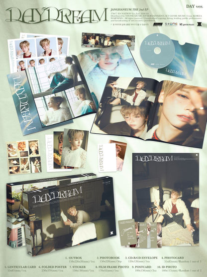 [Album]JANGHANEUM DAYDREAM (2nd EP, CD) [DAY Ver. / DREAM Ver. / 2 versions set] - product_vendor,